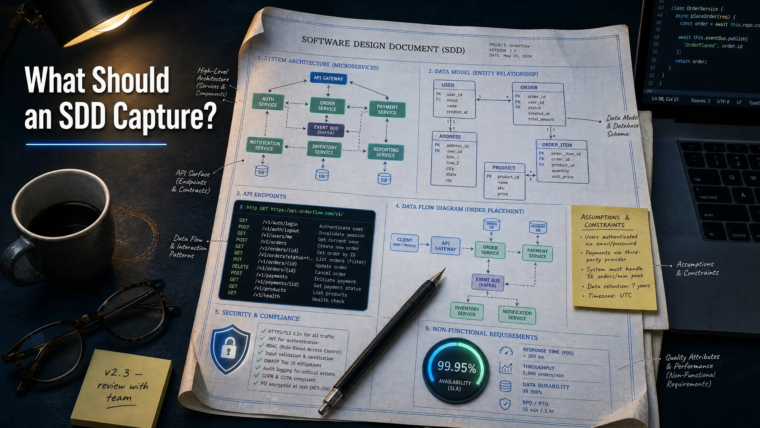 What Information Should an SDD Capture