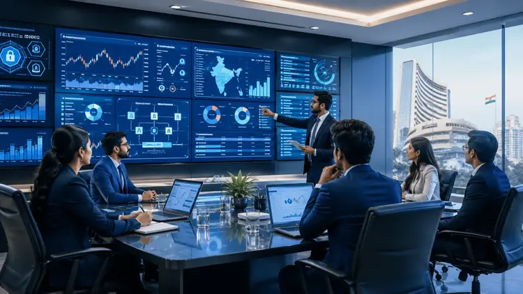 Compliance professionals reviewing insider trading governance and SEBI PIT compliance dashboards