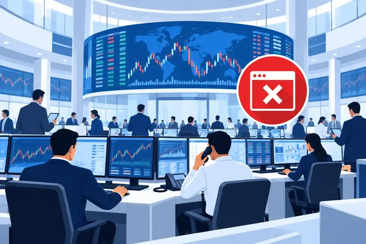 Closed Market Trading Floor